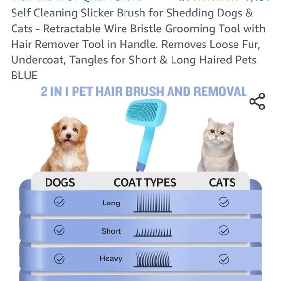 Pet puzzle,  2 USB cat toys, 2 pet brushes. Brand new in packages - Picture 5 of 9